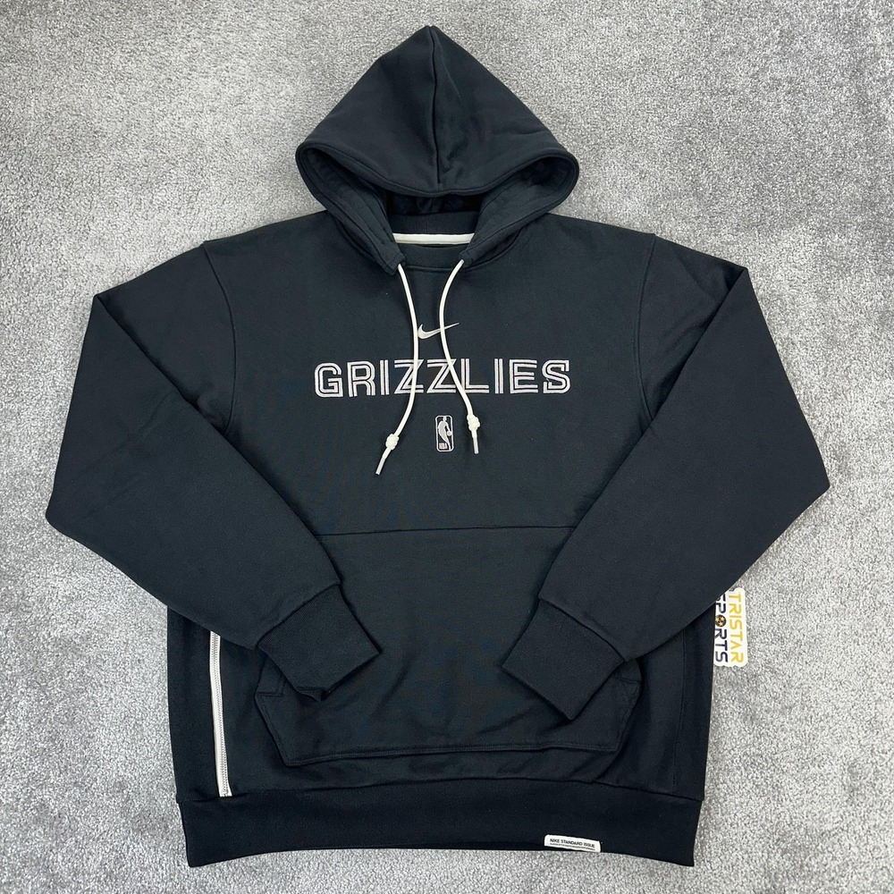 Memphis Grizzlies Hoodie Mens Large Tall Black NBA Basketball Nike Pullover